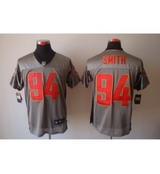 Nike San Francisco 49ers 94 Justin Smith Grey Elite Shadow NFL Jersey