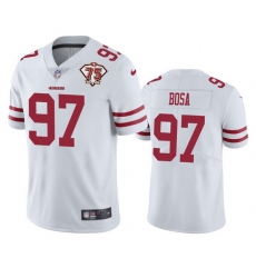 Nike San Francisco 49ers 97 Nick Bosa White Men 75th Anniversary Stitched NFL Vapor Untouchable Limited Jersey