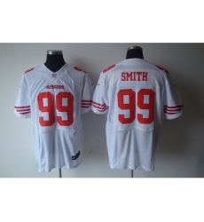 Nike San Francisco 49ers 99 Aldon Smith White Elite NFL Jersey