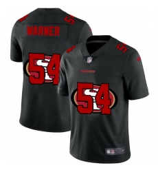 San Francisco 49ers 54 Fred Warner Men Nike Team Logo Dual Overlap Limited NFL Jersey Black