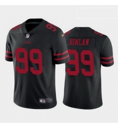 men javon kinlaw san francisco 49ers black vapor limited jersey 