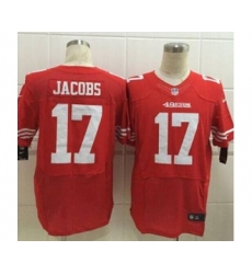 nike nfl jerseys san francisco 49ers 17 jacobs red[Elite][jacobs]