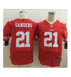 nike nfl jerseys san francisco 49ers 21 sanders red[Elite][sanders]
