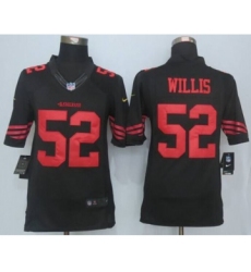 nike nfl jerseys san francisco 49ers 52 willis black[nike Limited][willis]