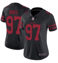 Women's San Francisco 49ers #97 Nick Bosa Limited Black Vapor Untouchable Limited Football Jersey