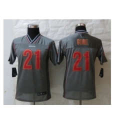 Nike Youth San Francisco 49ers #21 Gore Grey Jerseys(Vapor)