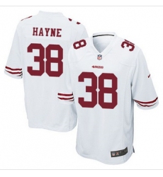 Youth NEW 49ers #38 Jarryd Hayne White Stitched NFL Elite Jersey