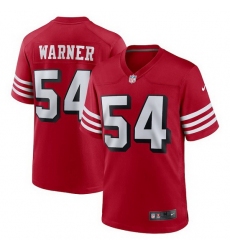 Youth Nike San Francisco 49ers Fred Warner 54 Red Rush NFL Jersey