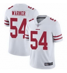 Youth Nike San Francisco 49ers Fred Warner 54 White Vapor Untouchable Limited NFL Jersey