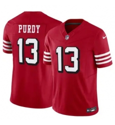 Youth San Francisco 49ers 13 Brock Purdy New Red 2023 F U S E Stitched Football Jersey