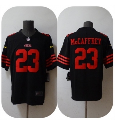 Youth San Francisco 49ers 23 Christian McCaffrey 2022 Black Vapor Untouchable Stitched Jersey