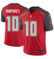 Men Nike Buccaneers #10 Adam Humphries Red Team Color Stitched NFL Vapor Untouchable Limited Jersey