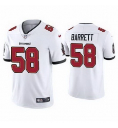 Men Nike Tampa Bay Buccaneers 58 Shaquil Barrett White Vapor Limited Jersey