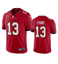 Men Tampa Bay Buccaneers 13 Mike Evans 2022 Red With 4 Star C Patch Vapor Untouchable Limited Stitched Jersey
