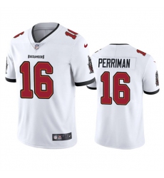 Men Tampa Bay Buccaneers 16 Breshad Perriman White Vapor Untouchable Limited Stitched Jersey