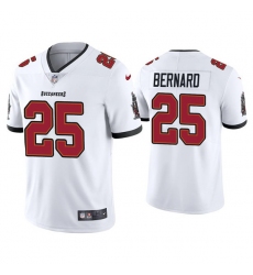 Men Tampa Bay Buccaneers 25 Giovani Bernard White Vapor Untouchable Limited Stitched Jersey