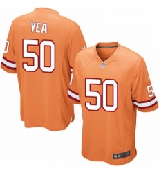 Mens Nike Tampa Bay Buccaneers 50 Vita Vea Limited Orange Glaze Alternate NFL Jersey