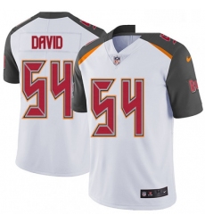 Mens Nike Tampa Bay Buccaneers 54 Lavonte David White Vapor Untouchable Limited Player NFL Jersey