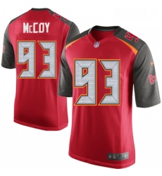 Mens Nike Tampa Bay Buccaneers 93 Gerald McCoy Game Red Team Color NFL Jersey