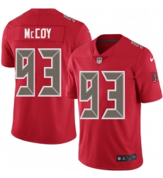Mens Nike Tampa Bay Buccaneers 93 Gerald McCoy Limited Red Rush Vapor Untouchable NFL Jersey