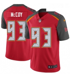 Mens Nike Tampa Bay Buccaneers 93 Gerald McCoy Red Team Color Vapor Untouchable Limited Player NFL Jersey