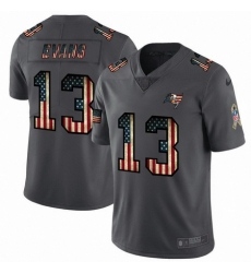 Nike Buccaneers 13 Mike Evans 2019 Salute To Service USA Flag Fashion Limited Jersey