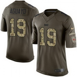 Nike Buccaneers #19 Roberto Aguayo Green Mens Stitched NFL Limited Salute to Service Jersey