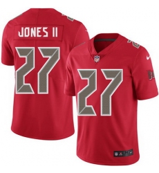 Nike Buccaneers #27 Ronald Jones II Red Mens Stitched NFL Limited Rush Jersey