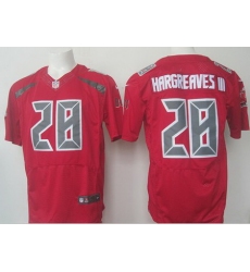 Nike Buccaneers #28 Vernon Hargreaves III Red Mens Stitched NFL Elite Rush Jersey