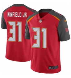 Nike Buccaneers 31 Antoine Winfield Jr  Red Team Color Men Stitched NFL Vapor Untouchable Limited Jersey