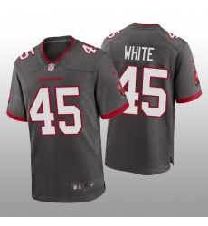 Nike Buccaneers 45 Devin White Grey New 2020 Vapor Untouchable Limited Jersey