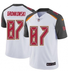 Nike Buccaneers 87 Rob Gronkowski White Men Stitched NFL Vapor Untouchable Limited Jersey