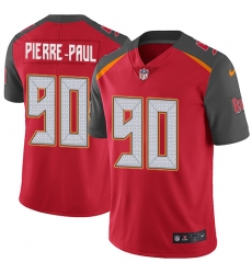 Nike Buccaneers #90 Jason Pierre Paul Red Team Color Mens Stitched NFL Vapor Untouchable Limited Jersey