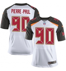 Nike Buccaneers #90 Jason Pierre Paul White Mens Stitched NFL New Elite Jersey