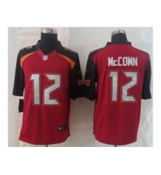 Nike Tampa Bay Buccaneers 12 Josh McCown Red limited NFL Jersey