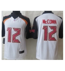 Nike Tampa Bay Buccaneers 12 Josh McCown White Limited NFL Jersey