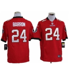 Nike Tampa Bay Buccaneers 24 Mark Barron Red Game NFL Jersey