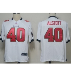 Nike Tampa Bay Buccaneers 40 Mike Alstott White Game NFL Jersey