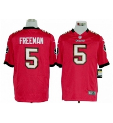 Nike Tampa Bay Buccaneers 5 Josh Freeman Red Game NFL Jersey