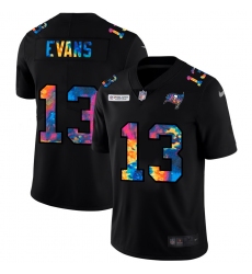 Tampa Bay Buccaneers 13 Mike Evans Men Nike Multi Color Black 2020 NFL Crucial Catch Vapor Untouchable Limited Jersey