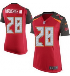 Nike Buccaneers #28 Vernon Hargreaves III Red Team Color Womens Stitched NFL New Elite Jersey