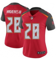 Nike Buccaneers #28 Vernon Hargreaves III Red Team Color Womens Stitched NFL Vapor Untouchable Limited Jersey