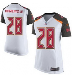 Nike Buccaneers #28 Vernon Hargreaves III White Womens Stitched NFL New Elite Jersey