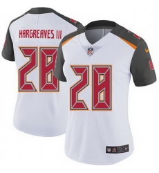 Nike Buccaneers #28 Vernon Hargreaves III White Womens Stitched NFL Vapor Untouchable Limited Jersey