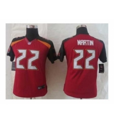 Nike Women Tampa Bay Buccaneers #22 Martin red jerseys[2014 new]