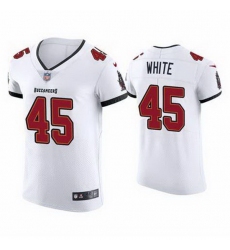 Women Nike Tampa Bay Buccaneers 45 Devin White White Vapor Limited Football Jersey