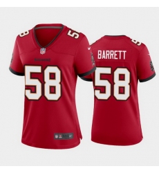 Women Nike Tampa Bay Buccaneers 58 Shaquil Barrett Red Vapor Limited Jersey