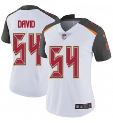 Womens Nike Tampa Bay Buccaneers 54 Lavonte David White Vapor Untouchable Limited Player NFL Jersey