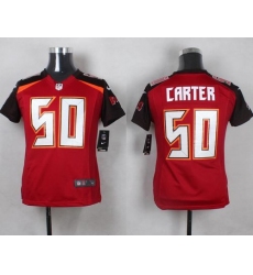 Nike Buccaneers #50 Bruce Carter Red Team Color Youth Stitched NFL New Elite Jersey