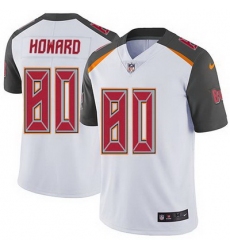 Nike Buccaneers #80 O  J  Howard White Youth Stitched NFL Vapor Untouchable Limited Jersey